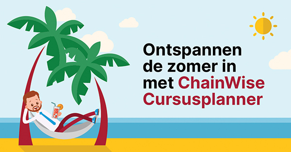 Ontspannen de zomer in met ChainWise cursusplanner